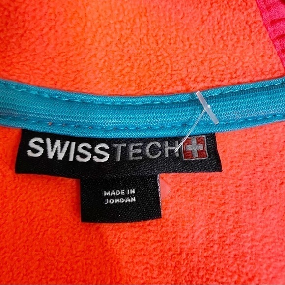 SWISS Tech blue hooded jacket size S - Picture 5 of 10